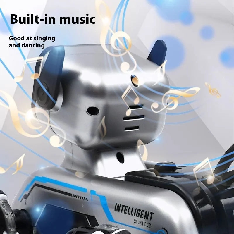 Stunt Eight Robot Dog Wheel Smart Remote Fancy Control Robot Remote Control Toy Children's Electric Mechanical Dog Custom Gift