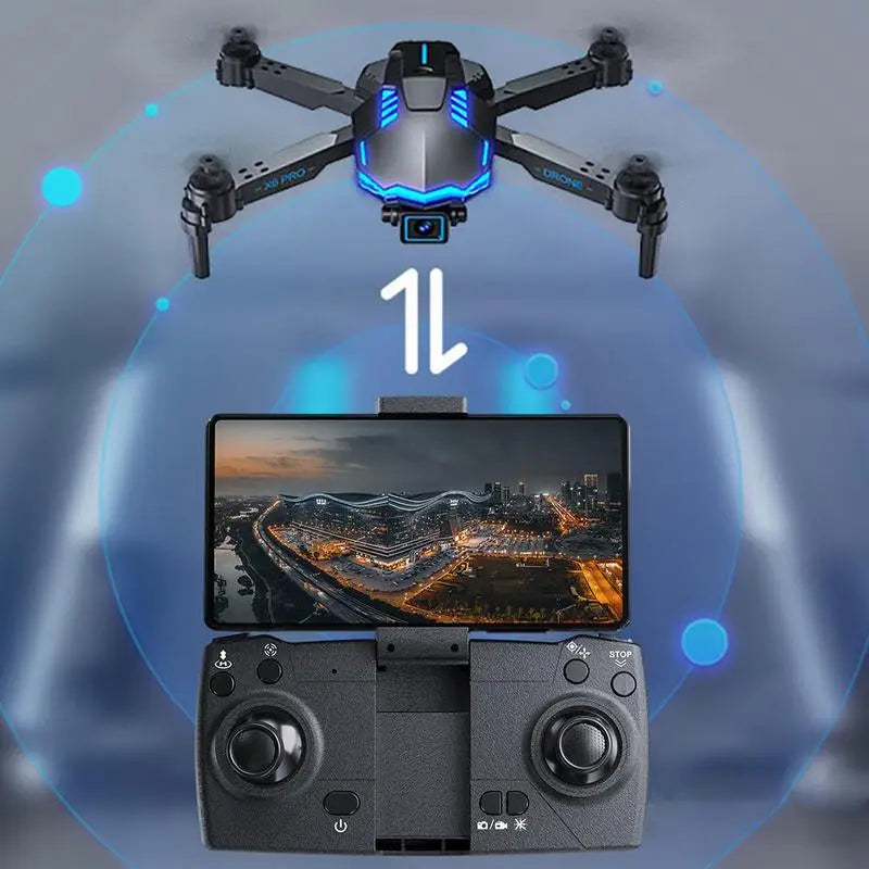 Fashionable High-end Toys X6PRO UAV With 4K HD Camera 360 Degree Intelligent Obstacle Avoidance Quadcopter Drones Gift For Boys