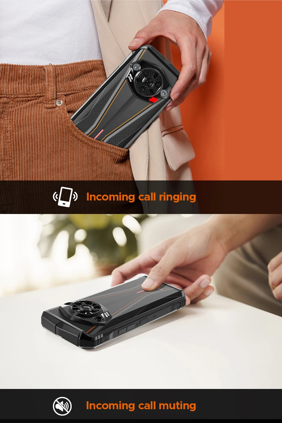 DOOGEE S Punk Pro Rugged Phone 128dB Speaker 8GB RAM 512GB ROM 6.6'' FHD+ Display 10800mAh Battery 50MP AI Camera NFC Smartphone
